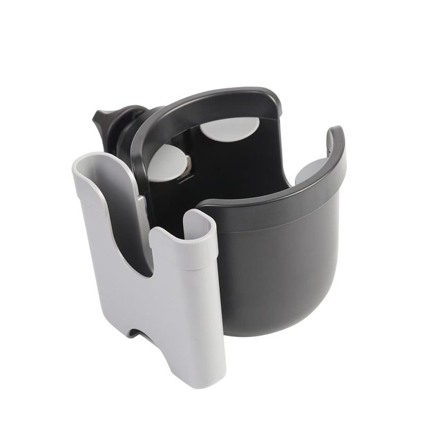 Portavasos Universal para cochecito, portavasos para bebidas, portabotellas con soporte para teléfono, portavasos al vacío para cochecito de , GRIS Macarena Portabotellas para cochecito