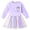 Purple Unicorn, variant on Lanbubble Girls Dresses Long Sleeve Sweat Party Dress Fall Clothes 3-7 Years