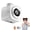 White, variant on SharkTRUE Portable Mini Handheld & Neck Fan with Speed Cooling,USB Rechargeable Camera Design Portable Fan,Pocket Personal Fans for TravelSummerConcertsLash, Gifts for Women