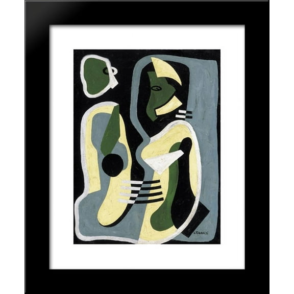 Chatting 20x24 Framed Art Print by Lajos Tihanyi