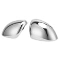 thumbnail image 3 of 2PCS Rear View Mirror Covers Chrome Glossy Back Adhesive Replacement for FIAT 500X 2014‑2019, 3 of 14