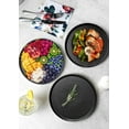 thumbnail image 3 of Ceramic Dinner Plates Set of 6, 10 Inch Matte Black Salad Dessert Plates, Microwave Oven Dishwasher Safe, 3 of 8