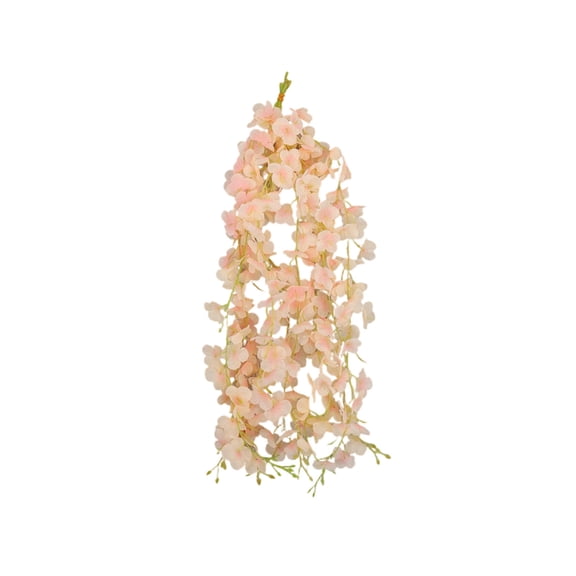 PBAZIH Artificial Wisteria Vines Faux Silk Flowers for Wedding Garden Party Wall Decor, Versatile Hanging Decor with Natural Look, No Maintenance Everlasting Beauty