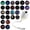 24 Light Effects, variant on ZDSSY 2-in-1 Milky Way Night Light Projector, 360° Usb Portable Projector Decoration Lamp