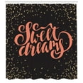 thumbnail image 3 of Ambesonne Saying Shower Curtain, Modern, 69"Wx70"L, Pale Brown Black, 3 of 3