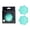 Blue, variant on Venice Reusable Nipple Covers for Women, Silicone Adhesive Nipple Petal Covers, One Size (Pink)