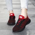 thumbnail image 6 of NOKIO Fashion Sneakers for Women Breathable 𝖫a𝖼e Up Tennis Shoes with Flexible Cushioning Sole, Comfortable Outdoor Running Shoes Non-S𝗅ip Athlet𝗂c Shoes for Summer and Autumn, 6 of 9