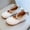 White, variant on Girls' Pearl Bow Princess Shoes, Non-Slip Soft Sole Mary Janes, Perfect for Parties, Weddings, and Daily Outings Black 3.5-4 Years
