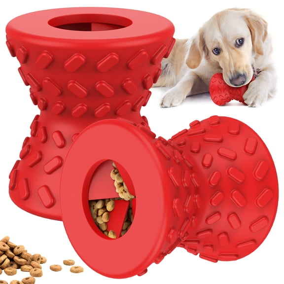 Threns 2 Pack Dog Chew Toys Slow Dog Feeder Dog Treat Toy Bite Resistant Puzzle Toys for Puppy Small and Medium Dogs