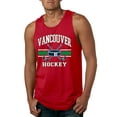 thumbnail image 1 of Wild Bobby City of Vancouver Hockey Fantasy Fan Sports Men's Tank Top, Red, Medium, 1 of 5