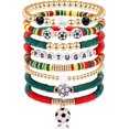 thumbnail image 1 of YanonmyfdGame Day Bracelets Gifts for Women, World Cup Soccer Accessories, Football Gear Sports Fans Party Supplies, Anniversary Birthday Holiday Gifts for Friends Sister Wife, 1 of 6