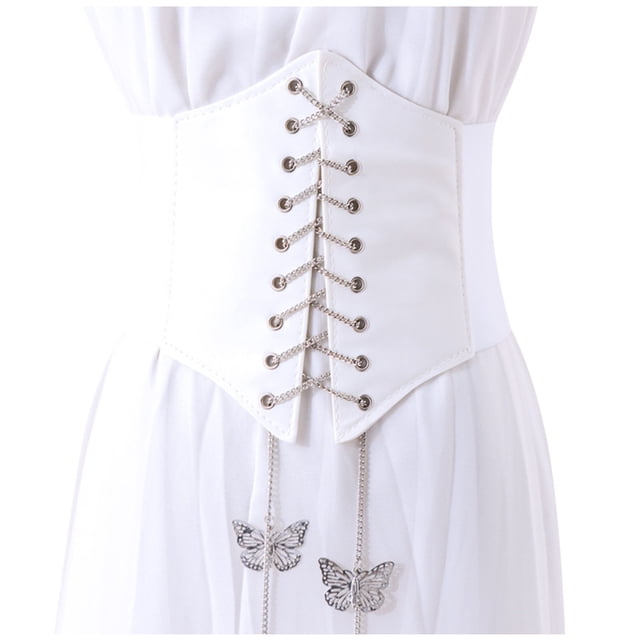 Product Classification Belt Product Title Bow Knot Court Women's Thin Chain Girdle Elastic Belt Girdle -Wide Women's Style Straps Corset Accessory Platform Competitor Title Wide Bow Chain Girdle Thin