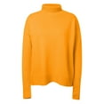 thumbnail image 6 of zaveiop Women's Turtleneck Sweater Chunky Long Sleeve Knitted Pullover Plus Size Casual Trendy 2025 Fall Winter Basic Top (Z-Yellow, S), 6 of 6