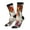 3 Black, variant on Colorful Dachshund Art Crew Socks for Men & Women, Breathable Casual Athletic Ankle Socks