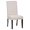 Beige, variant on WestinTrends Linox Upholstered Dining Room Chairs, Modern Parsons Chair Linen Fabric Kitchen Dining Table Chairs with Solid Wood Legs, Brown
