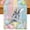 Multicolor, variant on Easter Rabbit Table Runner 36 Inches Long for Kitchen Dining, Spring Colorful Eggs Wildflowers Leaves Dresser Scarf Farmhouse, Dining Table Decorations for Wedding/Parties, 13 x 36 In