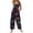 Green, variant on Women's Halloween Jumpsuits Skeleton Skull Halter Backless Horror Overalls Ghost Pumpkin Sleeveless Spooky Rompers, S