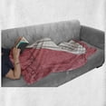 thumbnail image 6 of Bridal Shower Soft Flannel Fleece Blanket, Retro Pink Grunge Backdrop Wedding Bride Dress Party Vintage Image, Cozy Plush for Indoor and Outdoor Use, 50" x 60", Coral Black and White, by Ambesonne, 6 of 6