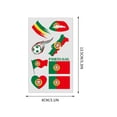 thumbnail image 2 of Disposable Football Match Flag Temporary Tattoos, 2 of 5