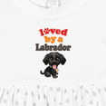 thumbnail image 4 of Inktastic Labrador Retriever Dog Black Lab Girls Baby Dress, 4 of 5