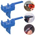 thumbnail image 4 of Guía Perforación Mano Taladro Localización Pango Bolsillo Jig Rápida Plástico para Carpintería Espinillas, 4 of 9