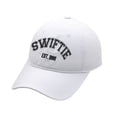 thumbnail image 4 of Gorra de béisbol con letras bordadas, estilo retro, estilo retro, artístico y versátil, 4 of 6