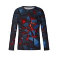 thumbnail image 5 of Nmnitkp Long Sleeve Shirt Trendy and Fashionable Graphic Men's Long Sleeve Shirt Round Neck Cross Print Pullover Top ​​​​​​​​​​​High-Quality and Healthy Fabric Men's Long Sleeve Shirt （Plus Size）, 5 of 5