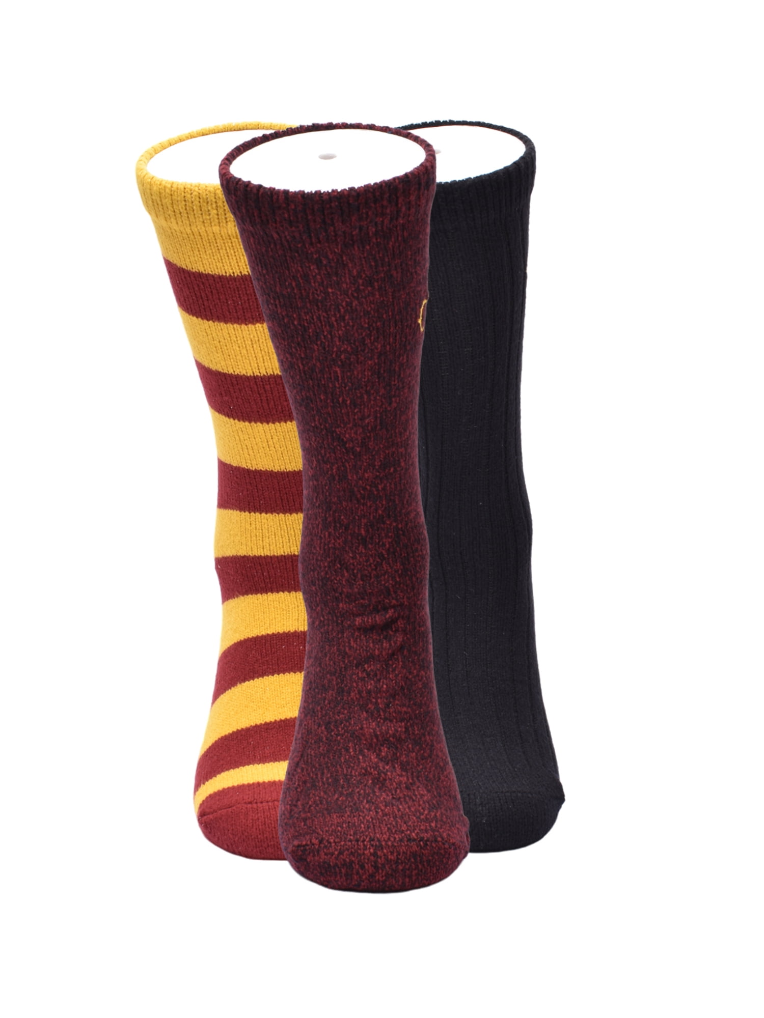 Warner Bros Harry Potter Women's' 3-Pack Boot Socks, Sock Size 9-11