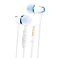 thumbnail image 1 of Auriculares con cable Yotijar de 3.5 mm intrauditivos para Entrenamiento Ejercicio Gimnasio Viajes Azul, 1 of 10