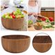 thumbnail image 2 of Cuenco de madera 1 unidad Cuencos individuales para frutas y cereales Cuenco de madera maciza ahuecado Cuenco para arroz Cuenco para sopa Vajilla de madera 6 x 10 cm/2,36 x 3,94 pulgadas, 2 of 6