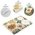 thumbnail image 4 of Kitchen Drying Mat 16x18In Drying Dish Mat Dish Drying Mats Kitchen Countertop Multi-Function Drain Drying Mat Kitchen Table Colorful Sun, 4 of 8