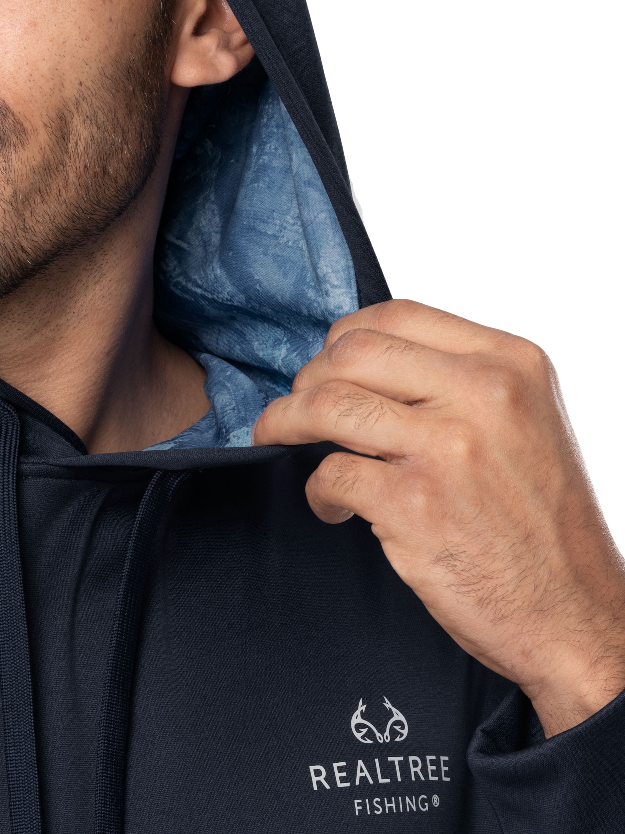 Realtree Fishing Men's Logo Performance Hoodie