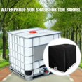 thumbnail image 5 of Cubierta de tanque IBC de lona NQ 1000 l anti-UV anti-lluvia 116 x 100 x 120 cm negra, 5 of 5