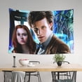 thumbnail image 4 of Doctor Who Tapestry, Anime Wall Poster Art, Wall Tapestry For Bedroom Living Room Dorm Room, Wall Hanging For Festival Party Events Background Photography Backdrop, 60x40 Inch, 4 of 9
