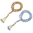 thumbnail image 4 of Cuentas de Oración, color Azul Champán Musulmán Tasbih Con Cuentas Espaciador para Mujeres para la Decoración Diario para Niñas Para Regalos, 4 of 7
