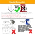 thumbnail image 2 of Silicone Edge Beater Paddle Bowl-Lift Stand Mixer Mixer; Home Kitchen Mixing Home Kitchen Mixing Attachment Replacement for KitchenAid 6-Quart, 2 of 8