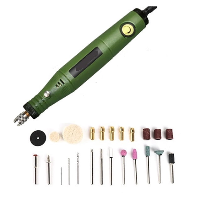Variable Speed Engraving Pen Mini Electric Drill Grinder Rotary Power Tools Mini Drill Kit Set 18V ,Easy to Use