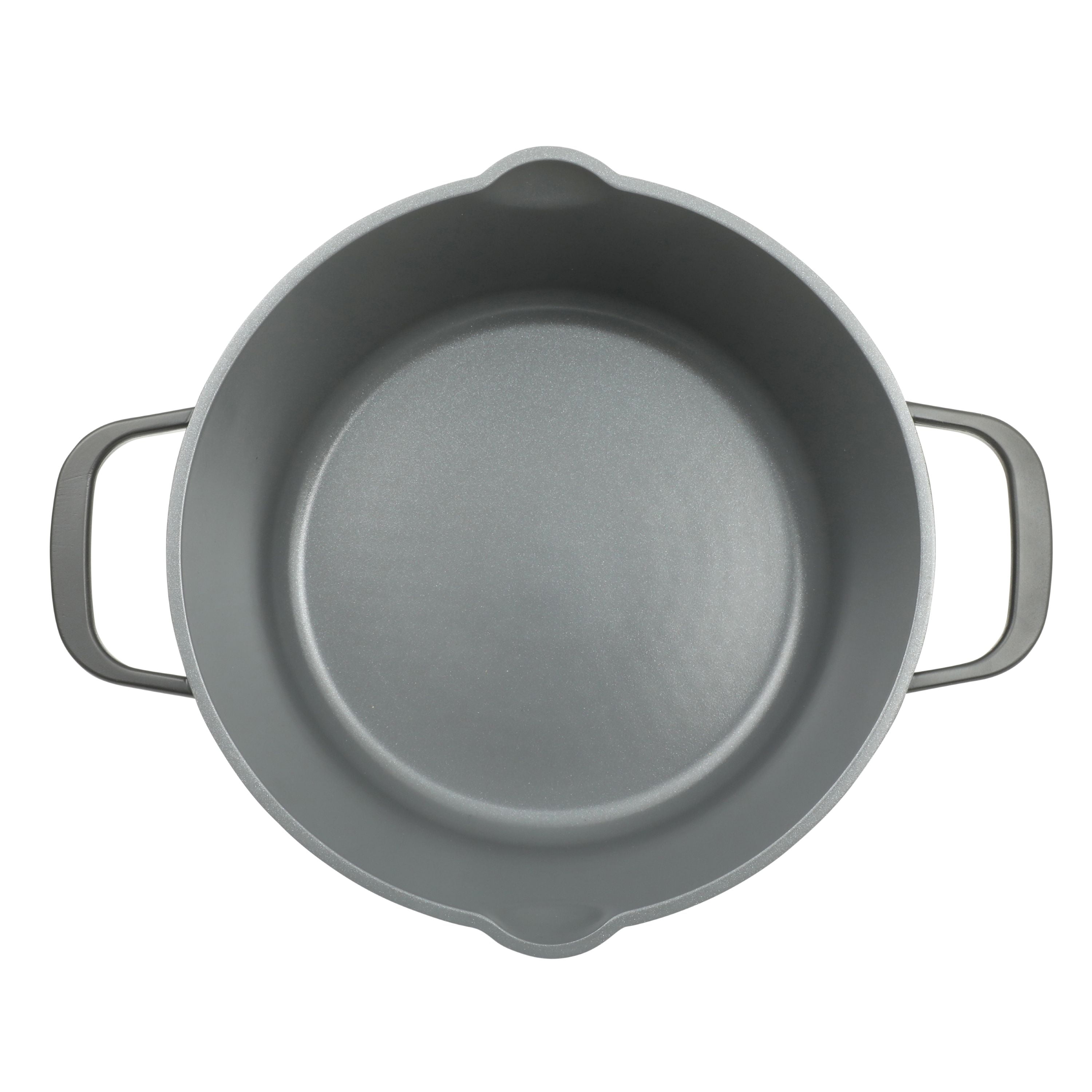 Martha Stewart 10pc Aluminum Cookware Set Black Basket Weave