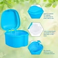 thumbnail image 2 of Denture Bath Box Cup - Complete Clean Care For Dentures BLUE, 2 of 5