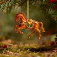 thumbnail image 4 of DAMAI Horse Ornaments for Christmas Tree, 2D Acrylic Horse Decorations, Vintage Farm Xmas Tree Animal Hanging Ornaments, Decorative Holiday Accent for Home, Tabletop, Wall, and Window, 4 of 6
