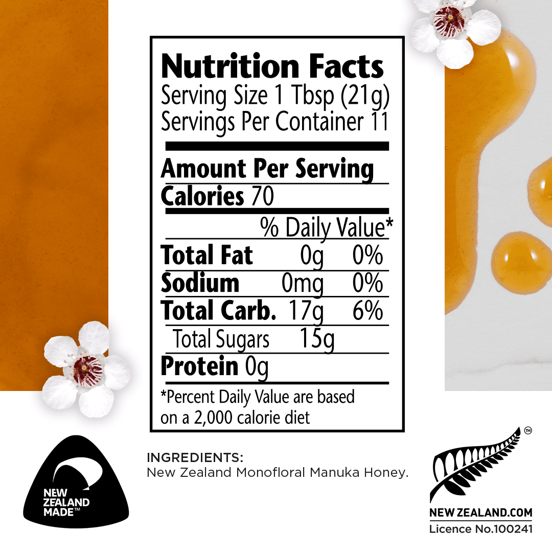 Manuka Doctor Manuka Honey, MGO 325+ Monofloral, 100% Pure New Zealand Honey, RAW, Non-GMO, 8.75oz