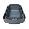 thumbnail image 2 of Self Cleaning Cat Litter Box Waste Collection Bin Sturdy ABS Material Compact Size 385x235x145mm for Smart Pet Toilets, 2 of 9