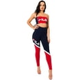 thumbnail image 5 of Fila Women's Jorja Bandeau Top Chinese Red/Peacoat/White L, 5 of 5