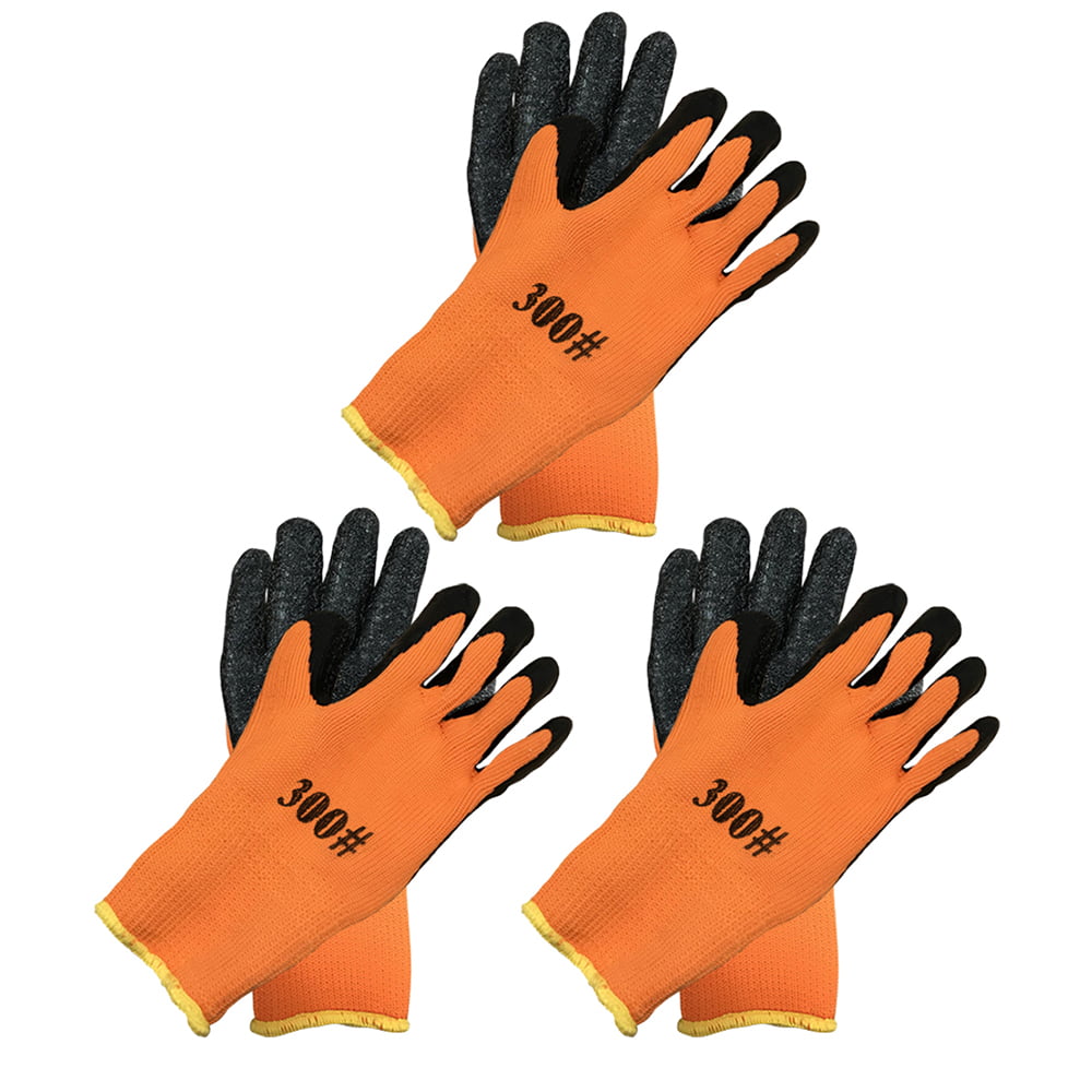 WIRESTER Orange/Black Heat Resistant Gloves for using 3D Vacuum Heat  Transfer Machine, 3 Pairs 