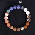 thumbnail image 2 of SUSHANG Planetary Bracelet 1 Pack Solar System Bracelet 7 Chakras Natural Stone Bracelets for Women Men Stress Yoga Beads Elastic Bracelet Bangle, 2 of 9