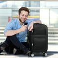 thumbnail image 5 of Soft-sided Fabric Luggage Roller Luggage Lightweight 20" Black, 5 of 6