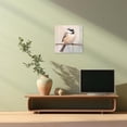 thumbnail image 2 of ZHONGYUTONG Birds Wall Art Animal Canvas Black White Bird Painting Abstract Birds on Tree Branch Pictures for Bedroom Decor Framed (20.00" x 20.00"), 2 of 5