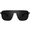 Gloss Black, variant on GRINDERPUNCH Polarized Narrow Fit Aviator Sunglasses for Men Women UV400 Protection Trendy Square Lightweight Sunglasses - Gloss Black