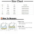 REORIAFEE Womens Bras No Underwire Full Support Gathered Daily Bra for