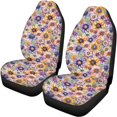 thumbnail image 5 of Pzuqiu Flowers Pattern Car Seat Covers Full Set, for SUV Seats Vans Seats Sedan Seats Suitable for Sedans Trucks, 5 of 10